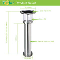 wholesale high lumens CE solar pole light for outdoor garden lighting